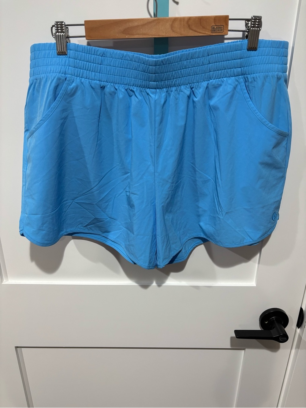 Lilly Pulitzer Backcourt Shorts Luxletic Lunar Blue XL NWT UPF 50+
